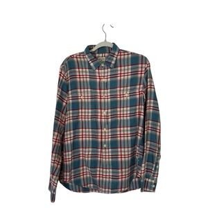 J. Crew Mens Slim Fit Flannel Button Down Shirt